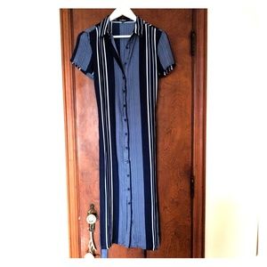 Lulu's midi button up dress